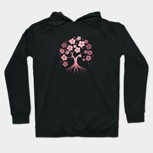 Blossoming sakura tree Hoodie